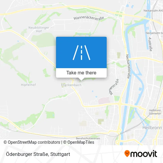 Карта Ödenburger Straße