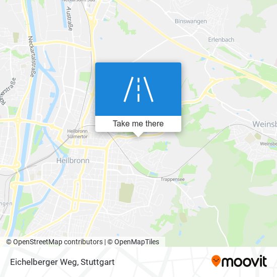 Eichelberger Weg map