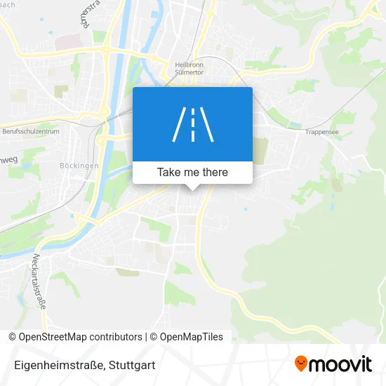 Карта Eigenheimstraße