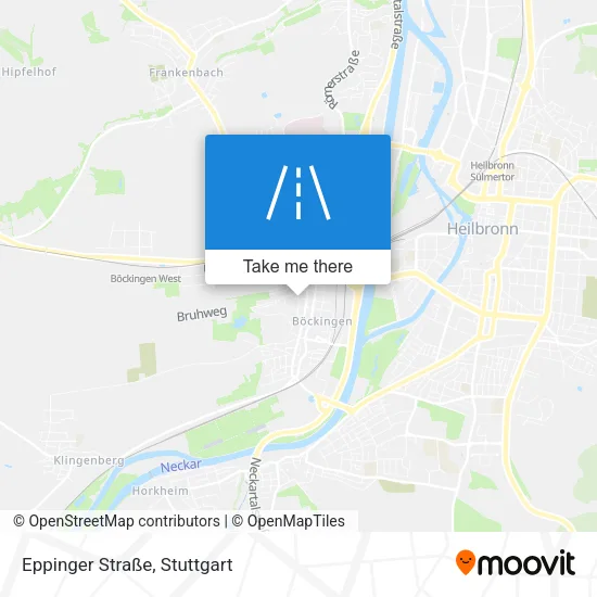 Карта Eppinger Straße