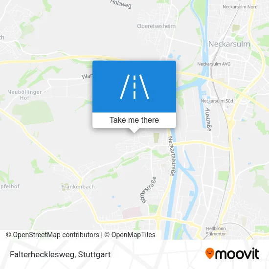 Карта Falterhecklesweg