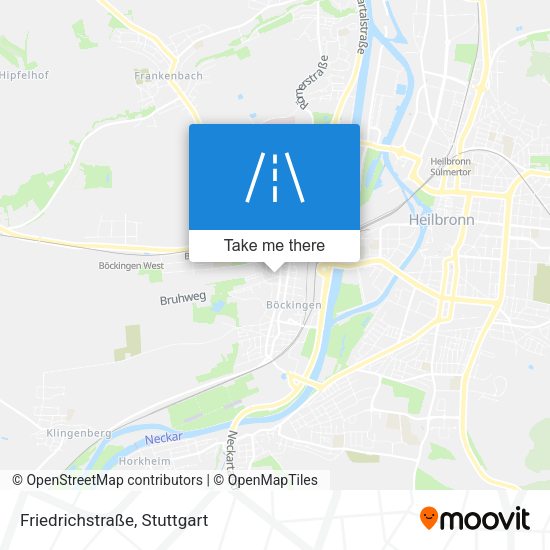 Friedrichstraße map