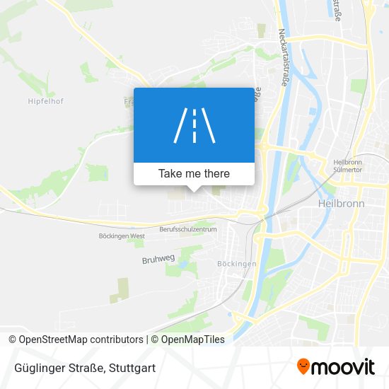 Güglinger Straße map