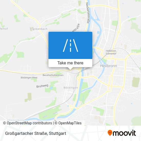 Карта Großgartacher Straße