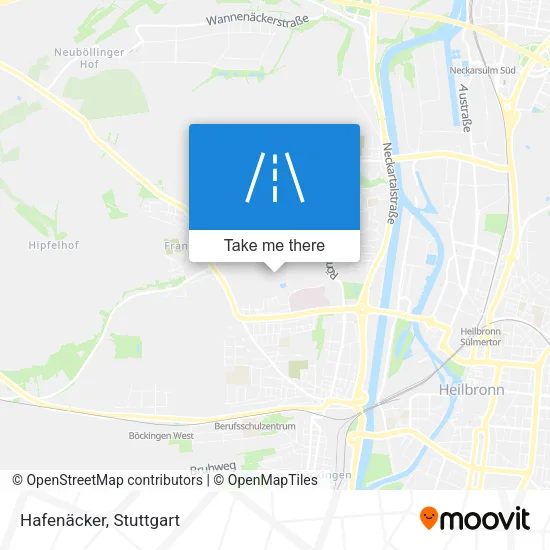 Hafenäcker map