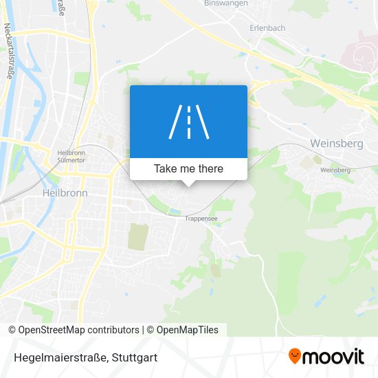 Карта Hegelmaierstraße