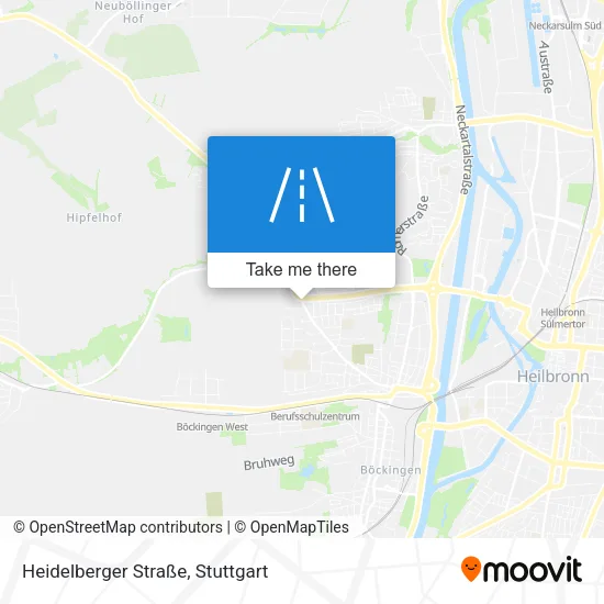 Карта Heidelberger Straße