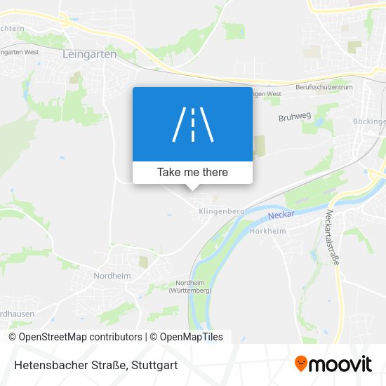 Hetensbacher Straße map