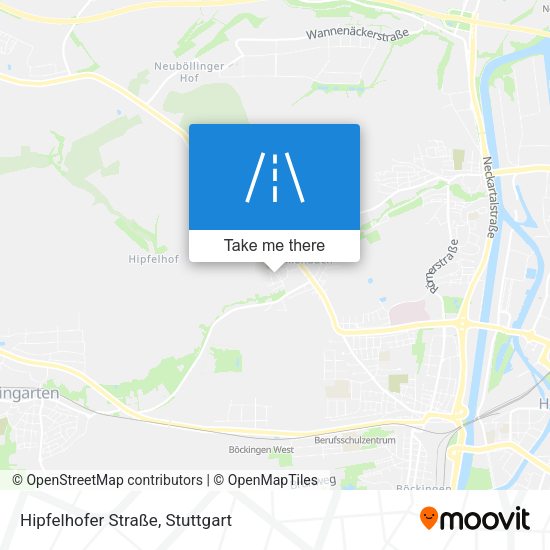 Hipfelhofer Straße map