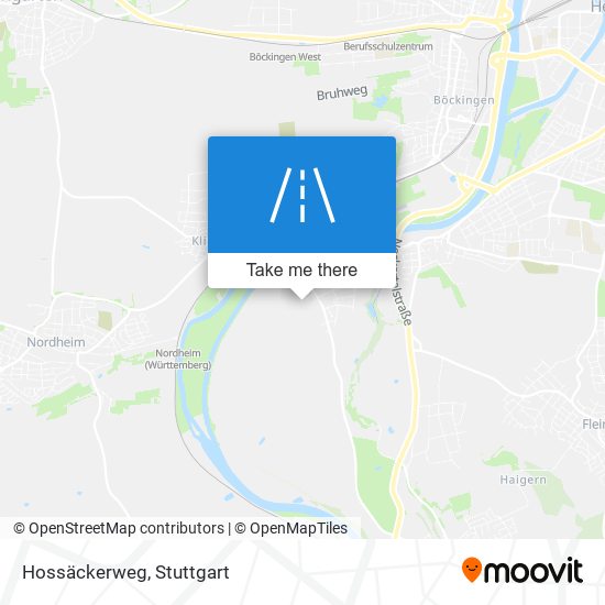 Hossäckerweg map