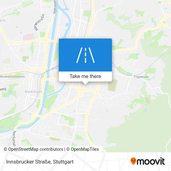 Карта Innsbrucker Straße