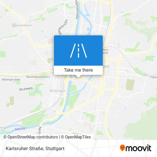Карта Karlsruher Straße