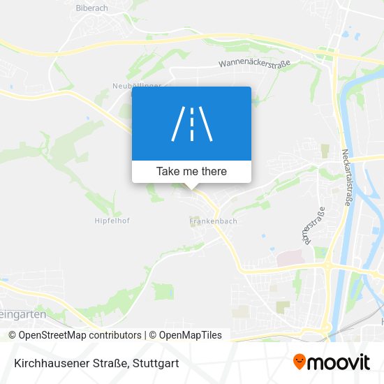 Kirchhausener Straße map