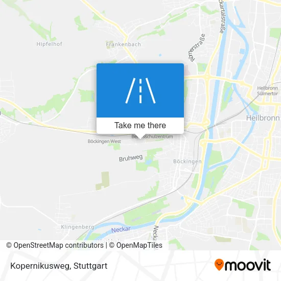Карта Kopernikusweg