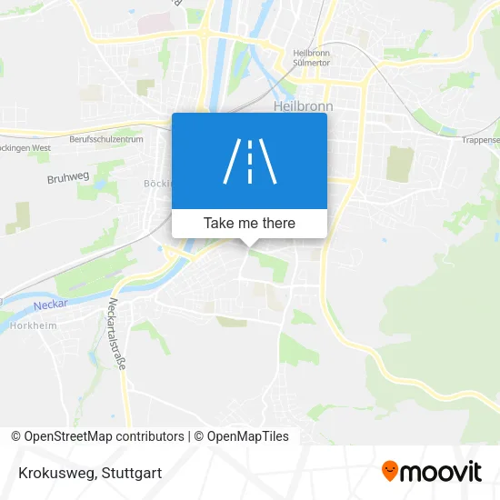 Krokusweg map