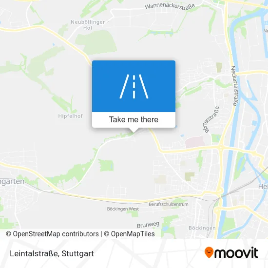 Карта Leintalstraße