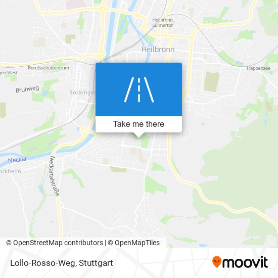 Lollo-Rosso-Weg map