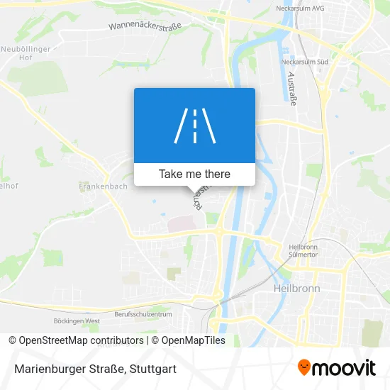Карта Marienburger Straße