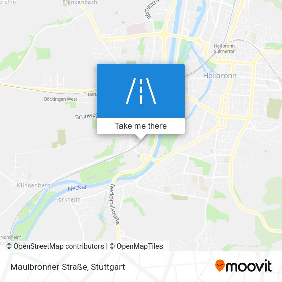 Maulbronner Straße map