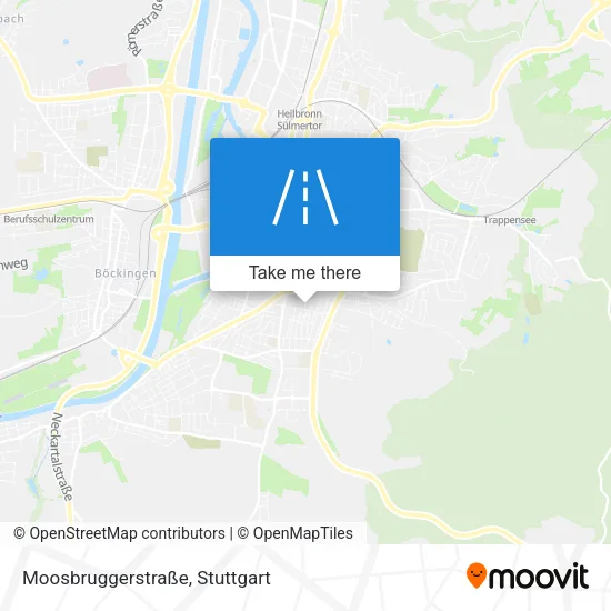 Карта Moosbruggerstraße