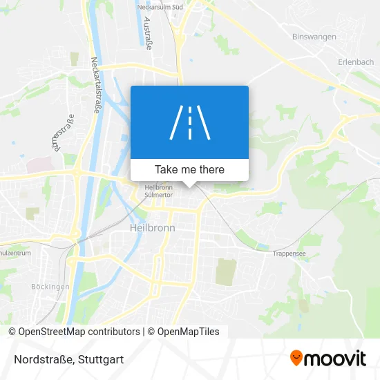 Карта Nordstraße