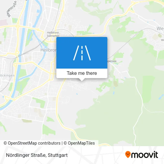 Карта Nördlinger Straße