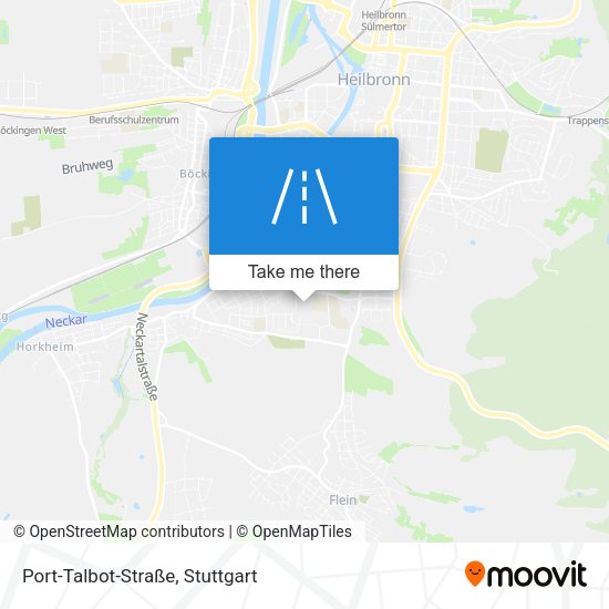 Port-Talbot-Straße map