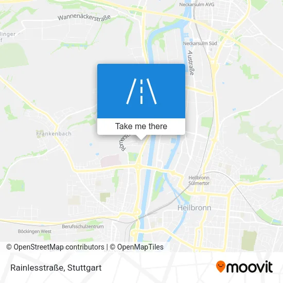 Rainlesstraße map