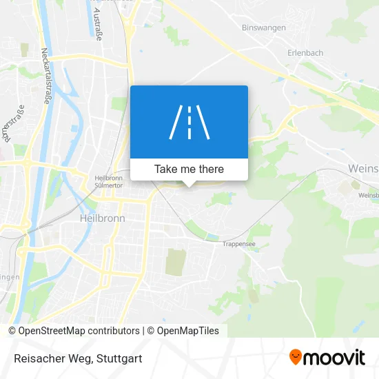 Карта Reisacher Weg