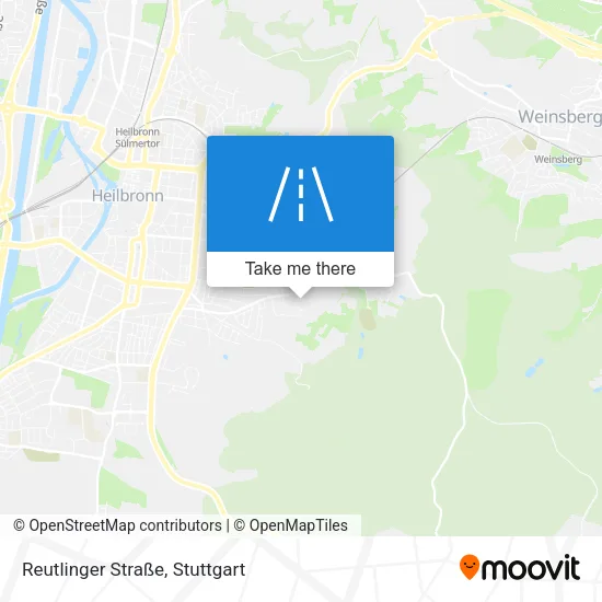 Карта Reutlinger Straße