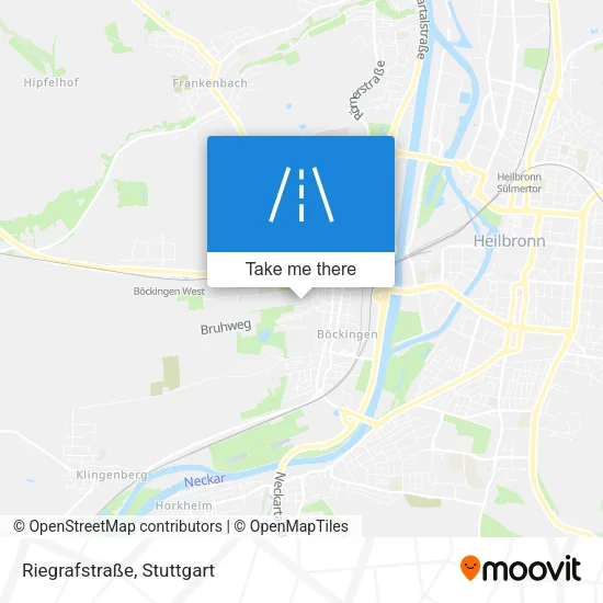 Карта Riegrafstraße