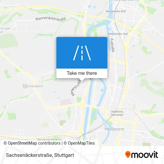 Карта Sachsenäckerstraße