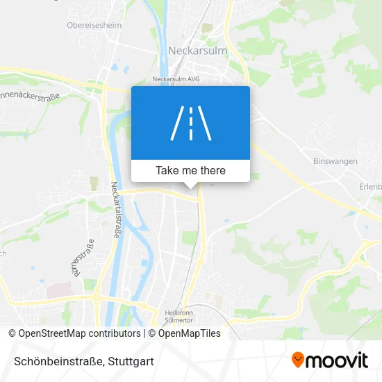 Карта Schönbeinstraße