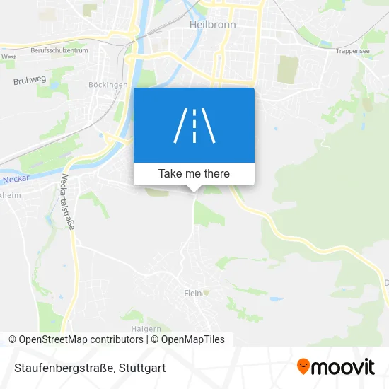 Карта Staufenbergstraße