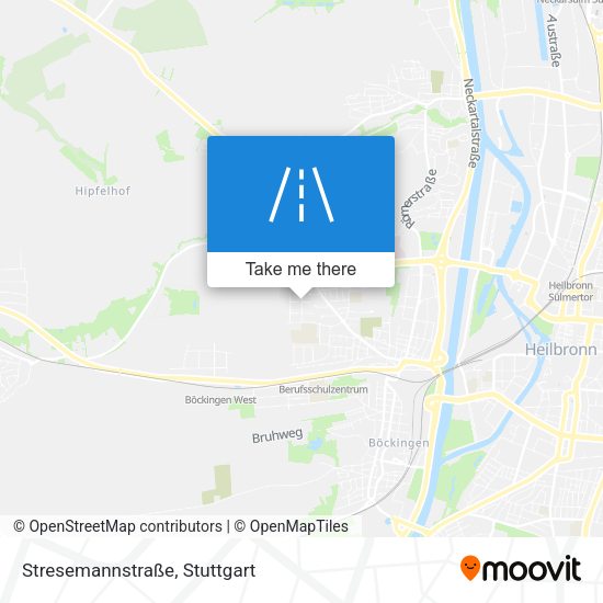 Карта Stresemannstraße