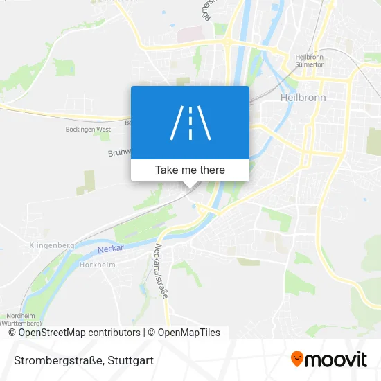 Карта Strombergstraße