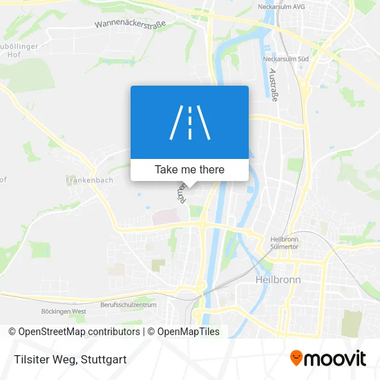 Карта Tilsiter Weg