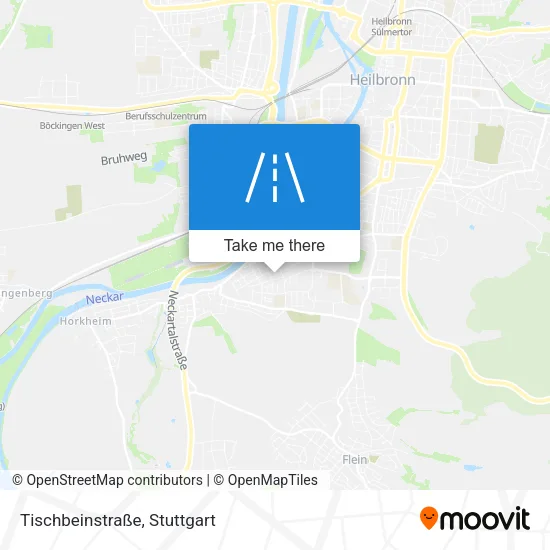 Карта Tischbeinstraße