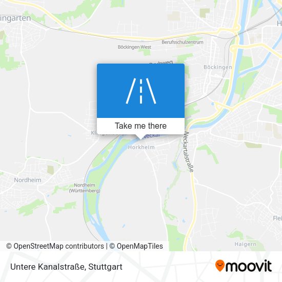 Untere Kanalstraße map
