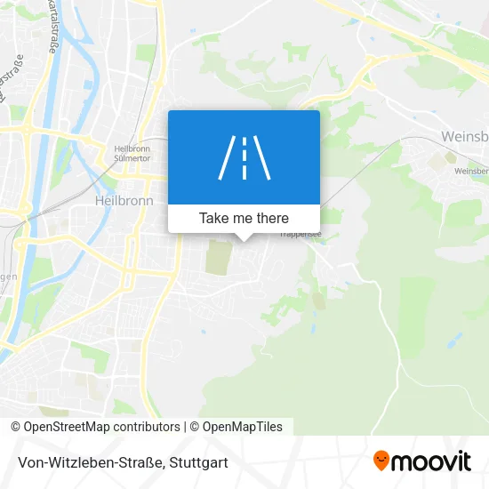 Карта Von-Witzleben-Straße