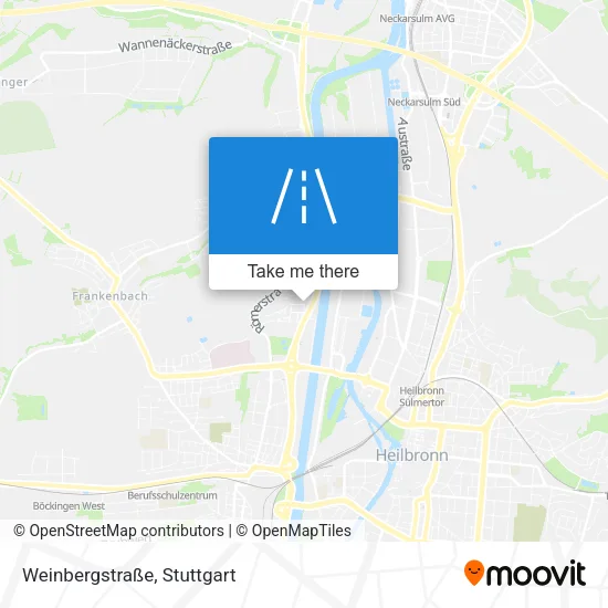 Карта Weinbergstraße