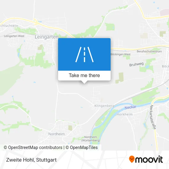 Карта Zweite Hohl