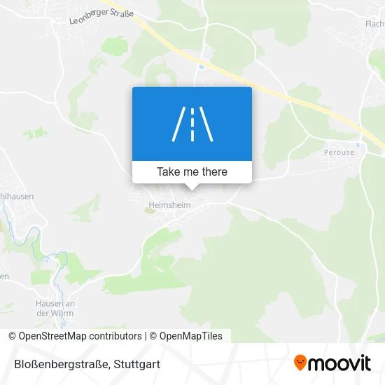 Карта Bloßenbergstraße