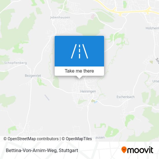 Bettina-Von-Arnim-Weg map