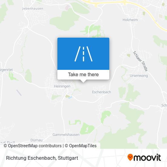 Карта Richtung Eschenbach