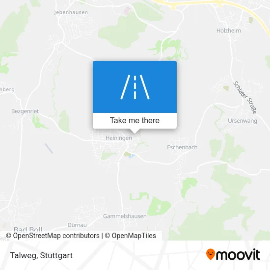 Карта Talweg