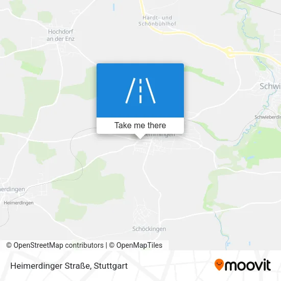 Карта Heimerdinger Straße