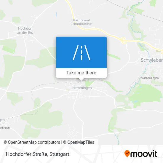 Карта Hochdorfer Straße