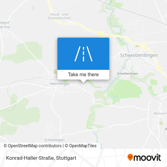 Карта Konrad-Haller-Straße