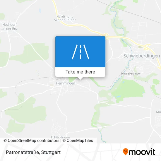 Карта Patronatstraße